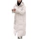 thumbnail image 2 of Parkas de manga larga para mujer, abrigo de algodón de longitud extendida para mujer, abrigo de algodón con capucha gruesa, holgado, resistente al frío y cálido, largo hasta la rodilla, abrigo para mu, 2 of 8