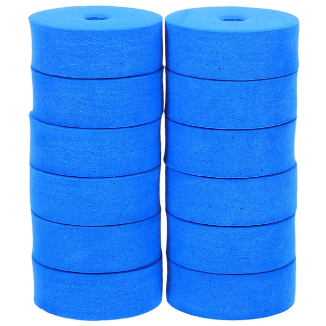 Raindrops 12Pcs Double Layer Blue Felt Cymbal Pads Drum Accessories for Versatile Instrument Protection