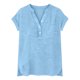 thumbnail image 4 of Eres Más Que una Camisa de Puntuación de Prueba Estilo Casual de Manga Corta de las Mujeres V Cuello Blusa Superior, Camisas de Manga Corta para las Mujeres Pullover de Botón Casual, 4 of 7