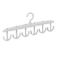 thumbnail image 4 of 5x perchas giratorias, estantes colgantes con 12 ganchos, organizadores de ropa que ahorran espacio, perchas para bolsos, sujetador, almacenamiento en Gris, 4 of 7