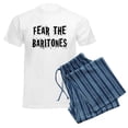 thumbnail image 6 of CafePress - Fear The Baritones Men's Light Pajamas - Men's Light Loose Fit Cotton Pajama Set, 6 of 7