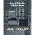 thumbnail image 5 of KFFKFF Solar-Powered Sliding Gate Motor, 280W Electric System for Gates up to 65.6ft and 1799lbs, Chain Drive Mechanism with Infrared Sensor & Dual Remote Controls, Automatic Driveway Gate Solution, 5 of 9