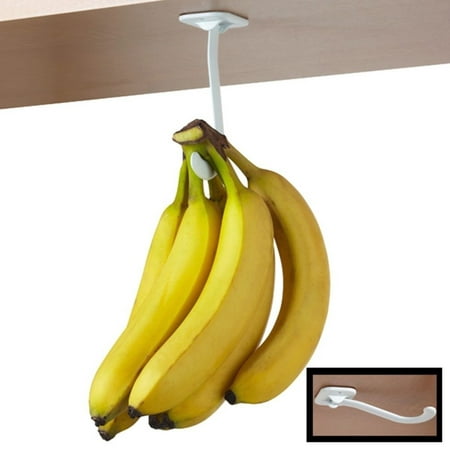 Banana Hanger Hook Under Cabinet Works w/ Towels Apron Kitchen Organizer Gadget, When you hang bananas they ripen better with fewer bruises and soft spots. Plus
