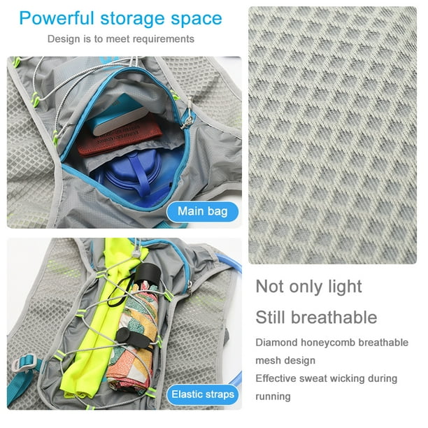 Fitness para Correr Chaleco Hidratante Mochila 2 Litros Al Aire Libre Walmart en linea