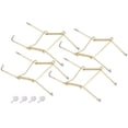 thumbnail image 3 of 4pcs Spring Wall Plate Hangers Metal Hanger with Golden Coating Decorative Dish Holder with Hooks 6 Inches, 3 of 6
