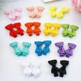thumbnail image 4 of Baby Hair Clips CELLOT 50 Pieces 25 Colors in Pairs Baby Girls Fully Lined Baby Bows Hair Pins Tiny 2" Hair Bows Alligator Clips for Baby Girls Infants Toddlers, 4 of 5