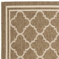 thumbnail image 2 of Safavieh Courtyard Brown Indoor Outdoor Rug - Square 5'3", 2 of 5