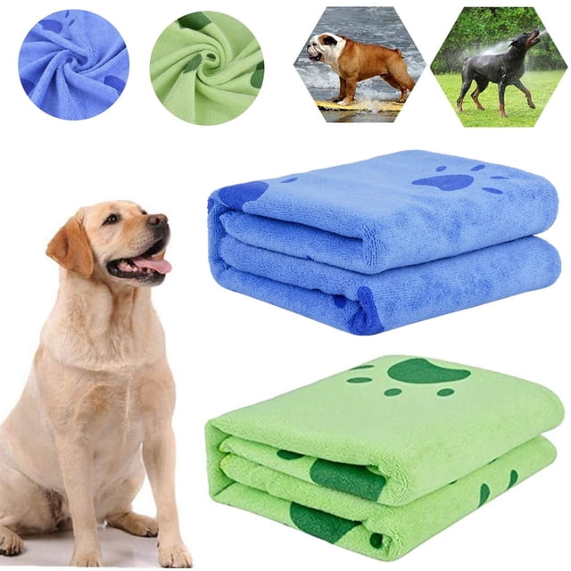 toallas para perros, toallas de secado de microfibra para perros, gatos, mascotas, toalla de baño para perros y gatos, toalla de playa, toalla absorbente para perros pequeños y medianos
