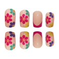 thumbnail image 2 of 24 Pcs Patchs d'Ongles Purs Type Chinois Fleurs Petites Fraîches Poudre 2ml, 2 of 6
