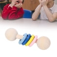 thumbnail image 4 of , Wooden Rattle, 360-degree  Soft Stimulating Sensory Child For Baby Four Rings,Five Rings, 4 of 8