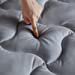 thumbnail image 3 of SLEEP ZONE Protège-Matelas Simple TG Rafraîchissant, Housse de Matelas Matelassée Ajustée, Lavable à la Machine, Alternative au Duvet Douce et Moelleuse, Poche Profonde 8-21 Pouces (Gris, Simple TG), 3 of 15