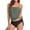Army Green, variant on Frostluinai Bathing Suit For Women Plus Size Swimsuit Two Piece Bandeau Loose Fit Bathing Blouson Swim Tank Top With Shorts