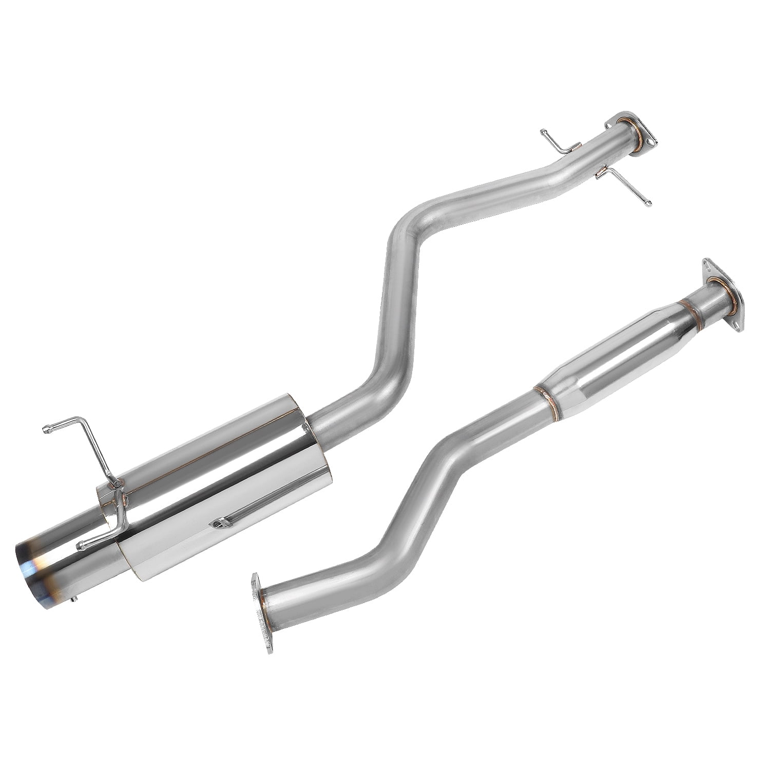 DNA Motoring CBE-IS300-BT For 2001 to 2005 Lexus IS300 Catback Exhaust System 4" Burn Tip Muffler - XE10 02 03 04