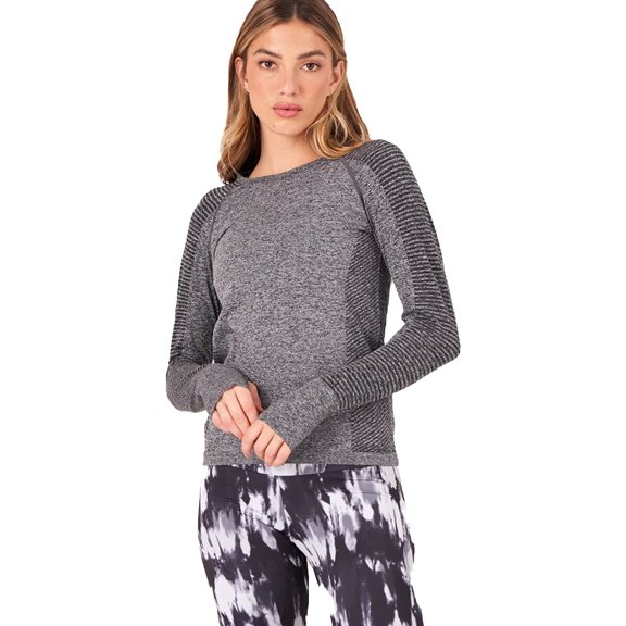 Onzie Women's Seamless Black Small-Medium Long Sleeve Shirt