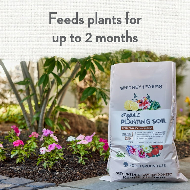 Whitney Farms Organic Fruit and Vegetable Potting Soil 8 qt
