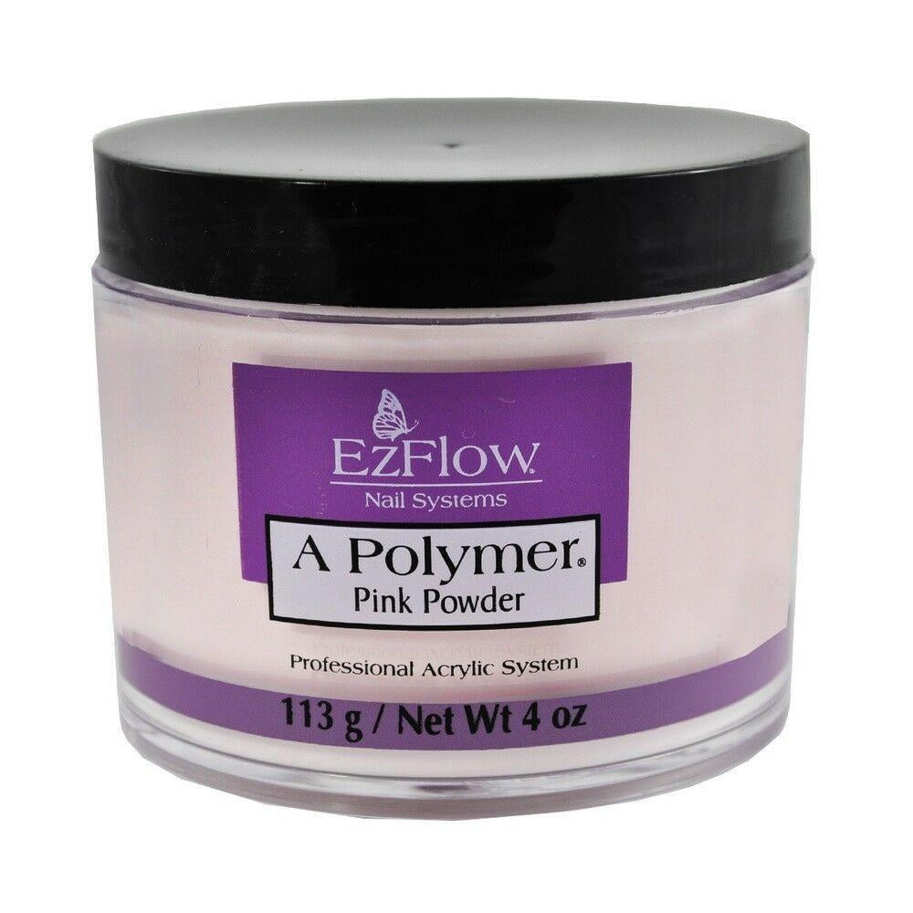 Ezflow Professional Nail Acrylic Powder - Pink 4oz