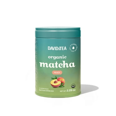 DAVIDsTEA Organic Peach Matcha Tin 2.29 oz