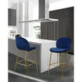 thumbnail image 6 of Meridian Furniture Inc Paris 26 in. Upholstered Counter Stool - Set of 2, 6 of 11