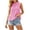 RD2, variant on CAIXIA Women's Gingham Pleated Peplum Tank Tops Crew Neck Y2K Sleeveless Blouse Plaid Babydoll Tshirt