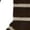 Brown, variant on Women's Striped Knit Collared Long Sleeve Top and Shorts Two-Piece Outfit Set Color S