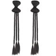 thumbnail image 1 of Braided Ponytail Extension Made of High Temperature Silk Black Color Easy to Wear for Daily Use and Parties, 1 of 2