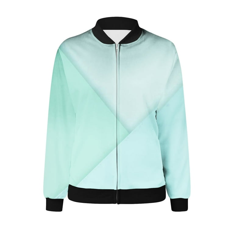 QATAINLAV Bomber Jacket for Women Lightweight Zip Up Jackets