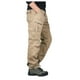 thumbnail image 4 of Pantalones largos de algodón para hombre, multibolsillos, cintura elástica, resistentes al desgaste, pantalones largos para hombre, 4 of 5