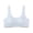 Blue, variant on Girls Seamless Training Bra with Wide Straps Cotton Soft Training Bras for Girls 10-16, Breathable Wireless Stretchy Sports Bra with Pads Blue 12-16 Years