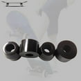 thumbnail image 3 of 4x PU Durable Monopatín Reemplazo de bujes para camión Kits de reconstrucción de calzas superiores e inferiores Amortiguador Piezas de patines Negro DYNWAVEMX bujes del camión del monopatín, 3 of 8