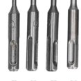 thumbnail image 3 of Masonry Drill Bit Set Carbide Tip Rotary Hammer Tool for Brick Concrete Rock 4?12mm Diameter160mm, 3 of 5