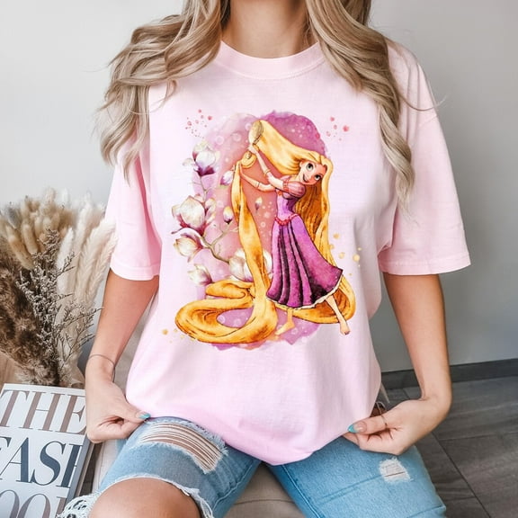 Comfort Colors Vintage Rapunzel T-Shirt, Disney Princess Rapunzel Shirt, Disney Rapunzel Tee