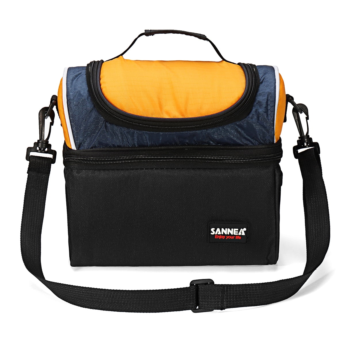 dual compartment lunch tote