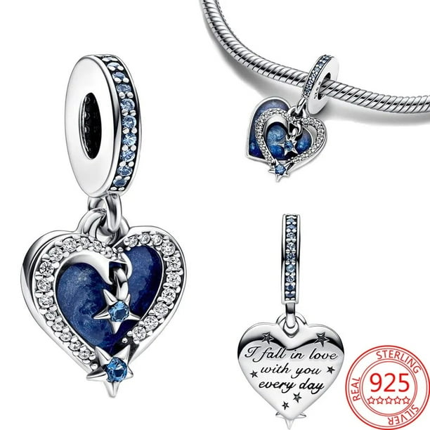 Disney-llavero de Minnie para mujer, accesorio de Plata de Ley 925, accesorio para Bolso pequeño, compatible con marca Original, regalo para hacer joyas