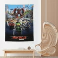 thumbnail image 5 of Ninjago Tapestry Wall Hanging Wall Art Decor Wall Tapestry for Living Room Bedroom Dorm 60"x80", 5 of 8