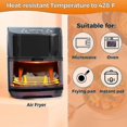 thumbnail image 3 of 100pcs Air Fryer Disposable Parchment Paper Liner Oil-proof Paper Tray Non-stick Baking Mat Air Fryer Accessories Square, 3 of 5