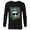 Black, variant on Disney Donald Duck Birthday Vibes 80s - Long Sleeve T-Shirt for Men - Customized-Athletic Heather