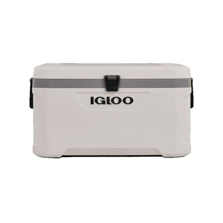 Igloo 70 QT Latitude Marine Ultra Cooler, White and Moonscape Gray