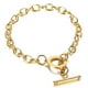 thumbnail image 2 of Metal Toggle-clasps Hombres para Mujeres Pulseras Geométricas Oro Plata Cadena Vintage Color, 2 of 2
