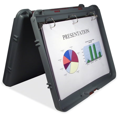 Saunders, SAU00480, Ringmate Portable Presentation Desktop, 1 Each, Charcoal Gray