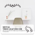 thumbnail image 1 of COSMOBETTY 2Ud Creativa De Pared En Hierro Con Hojas Para Y Dormitorio, 1 of 8