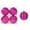 Hot Pink, variant on HBBKVI Shatterproof Plastic Christmas Ball Ornaments Hot Pink, 4 Pcs 3.9in Striped Multicolor Set for Christmas Tree and Holiday Decor