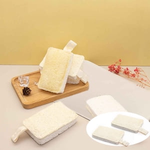 Tyidzon Épaisseur Lave-vaisselle Plaque de cuisson Nettoyage de cuisine Artefact Épaisse Épaillissement Essuie-glaces Bois de pulpe Lave-glace Loofah