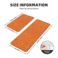 thumbnail image 2 of Yiaed Orange Glitter Kitchen Rugs Sets of 2 Kitchen Mats Cushioned Anti Fatigue Kitchen Rug Tapetes Para Cocina for Sink,Laundry Room, 2 of 6