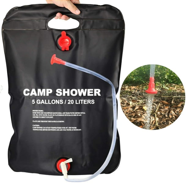 Sac de douche de camping, sac de douche portable pour les voyages