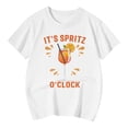 thumbnail image 4 of MEZZALL T-Shirt Classique pour Filles, Imprimé Lettre, Manches Courtes, Col Rond, 12-13 Ans, 4 of 4