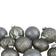 thumbnail image 2 of Northlight Set of 12 Neutral Tone Finial and Glass Ball Christmas Ornaments - 3.25", 2 of 3