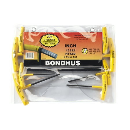

8Pc. Graduated Hex T-Handle Wrench Set