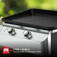 thumbnail image 2 of Nexgrill 2-Burner Propane Gas Tabletop Griddle, 19,000 BTUs, 323 SQ In, Stainless Steel Control Panel, Small Portable Propane Griddle for Outdoor Cooking, Camping, BBQs, and More - 820-0061, 2 of 7