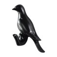 thumbnail image 2 of Gancho decorativo para pájaros, colgador de almacenamiento de ropa montado en la pared, fácil de instalar, decoración de pared moderna creativa para M Negro Baoblaze Gancho de pared de pájaro, 2 of 8