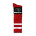 thumbnail image 4 of Unisex Child Kid Size Colored Knee High Sport Team Socks With Various Colored Stripes, 4 of 4